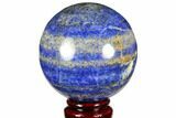 Polished Lapis Lazuli Sphere - Pakistan #149369-1